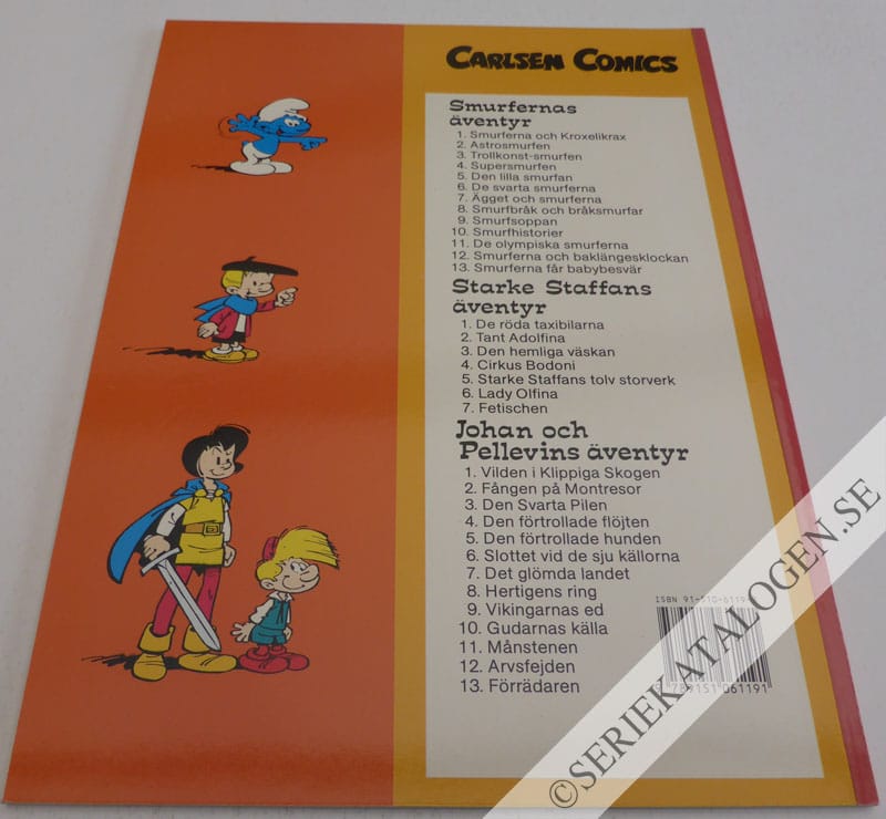Baksida på Smurferna får babybesvär (1990)