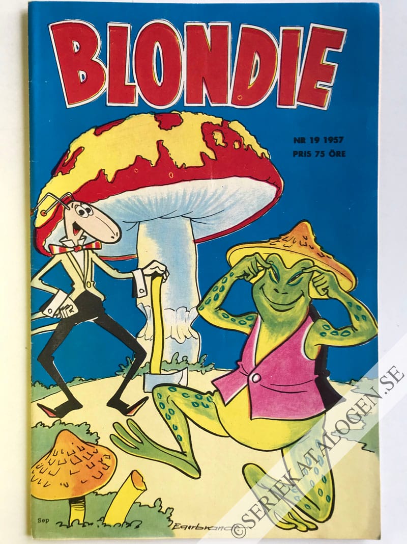 Framsida på Blondie #19 (1957)