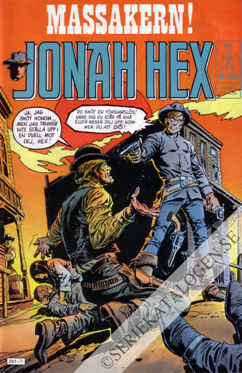Framsida på Jonah Hex #7 (1986)