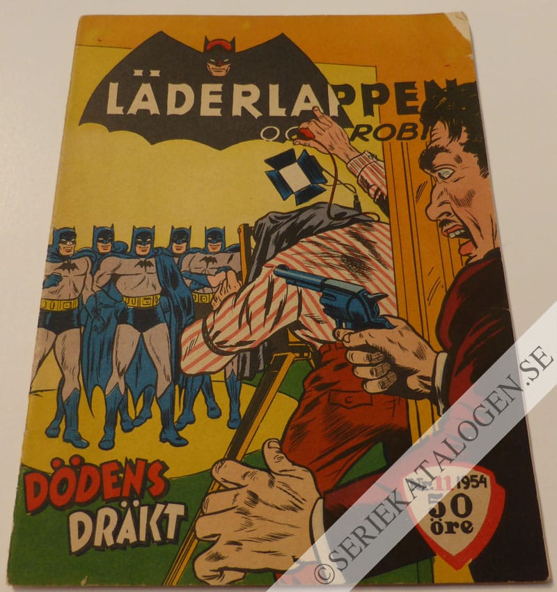 Framsida på Läderlappen och Robin #11 (1954)