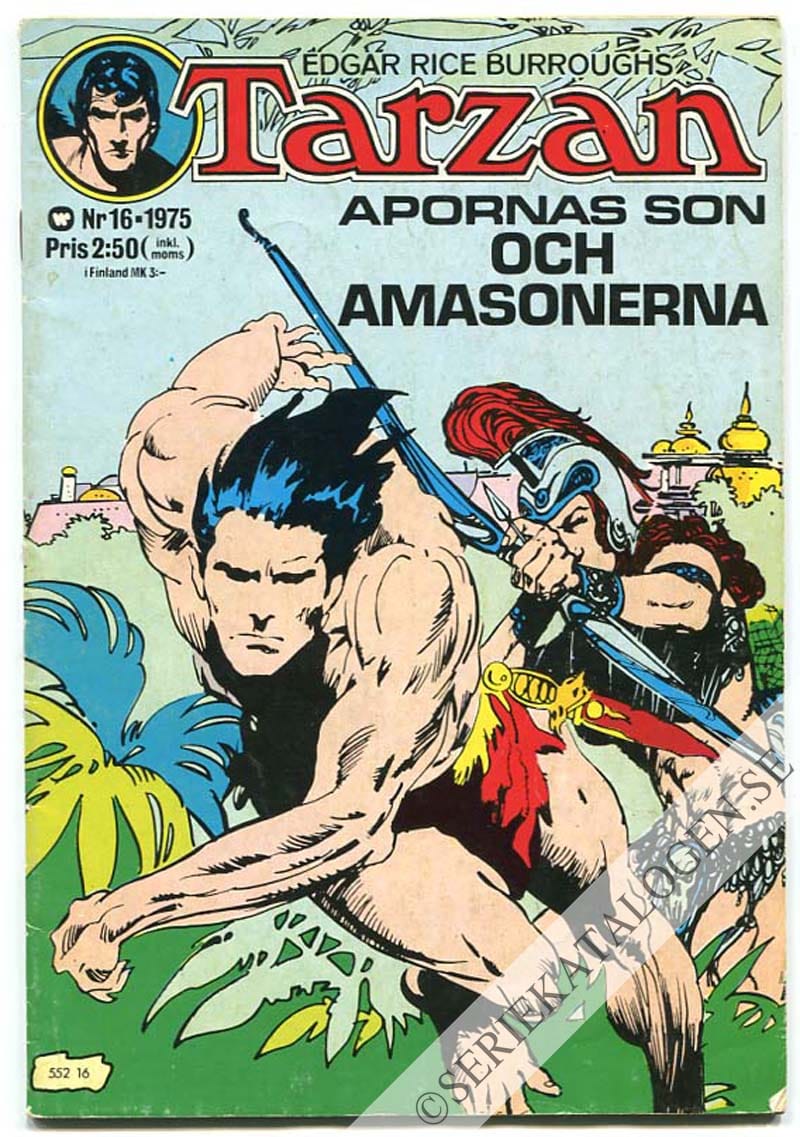 Framsida på Tarzan #16 (1975)