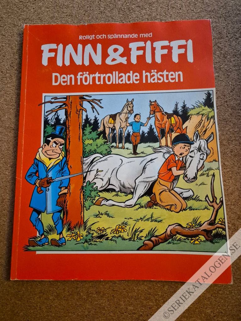 Framsida på Finn & Fiffi #38 - Den förtrollade hästen (1981)