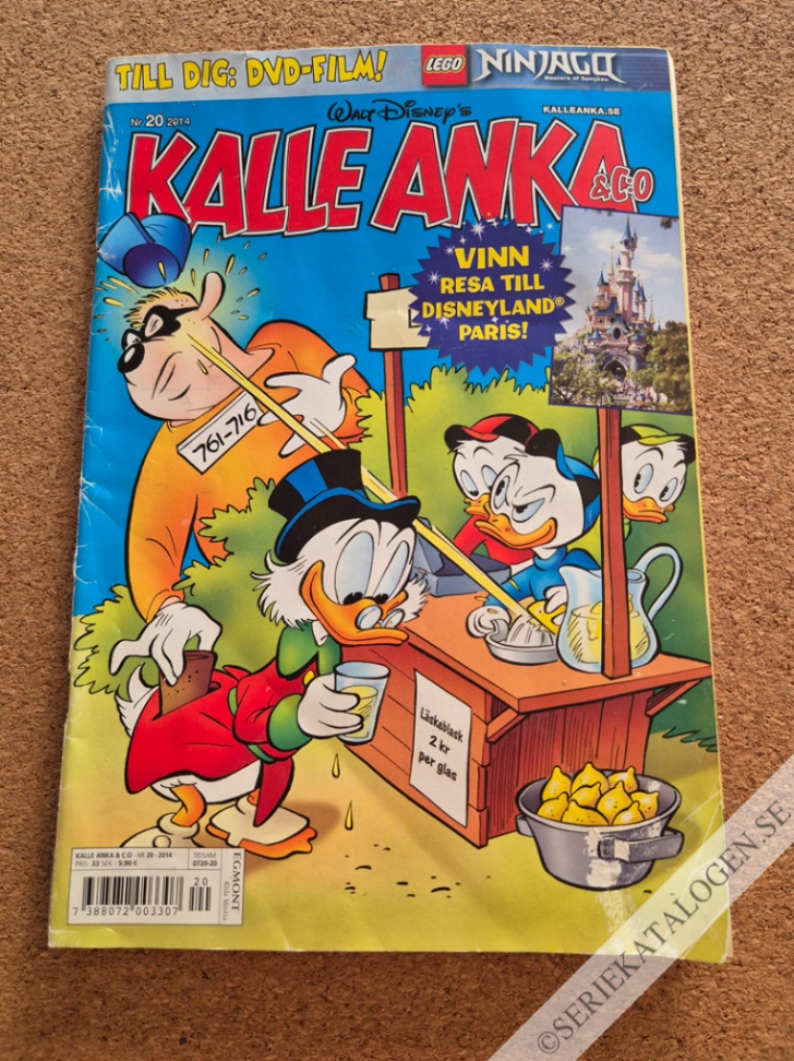 Framsida på Kalle Anka & C:o #20 (2014)