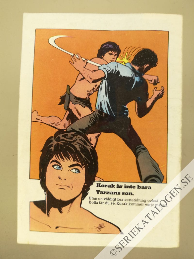 Baksida på Kommandoattack (1980)