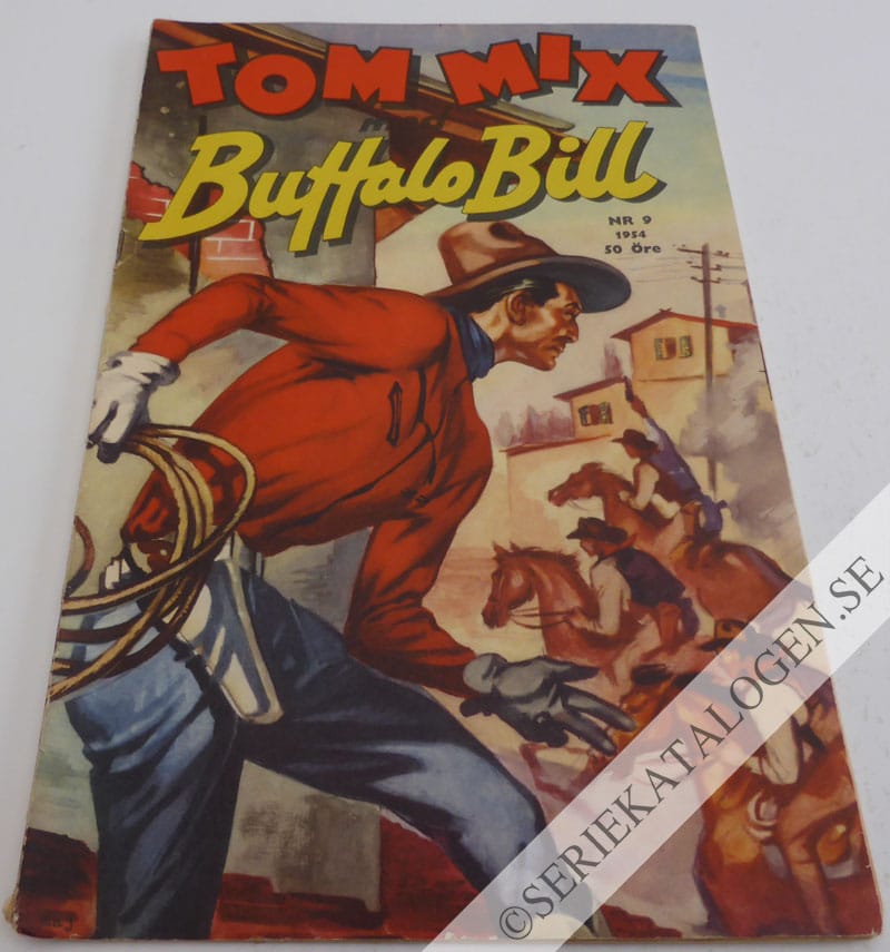 Framsida på Tom Mix #9 (1954)