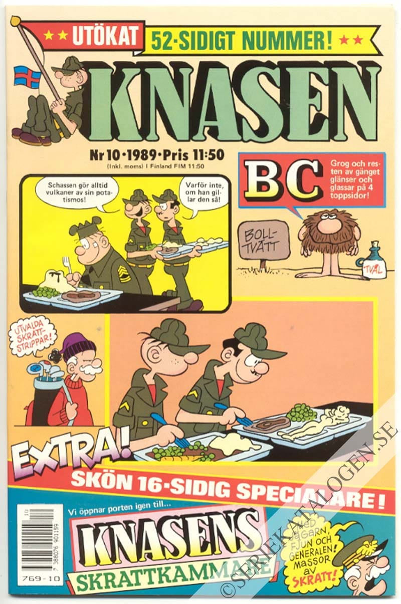 Framsida på Knasen #10 (1989)