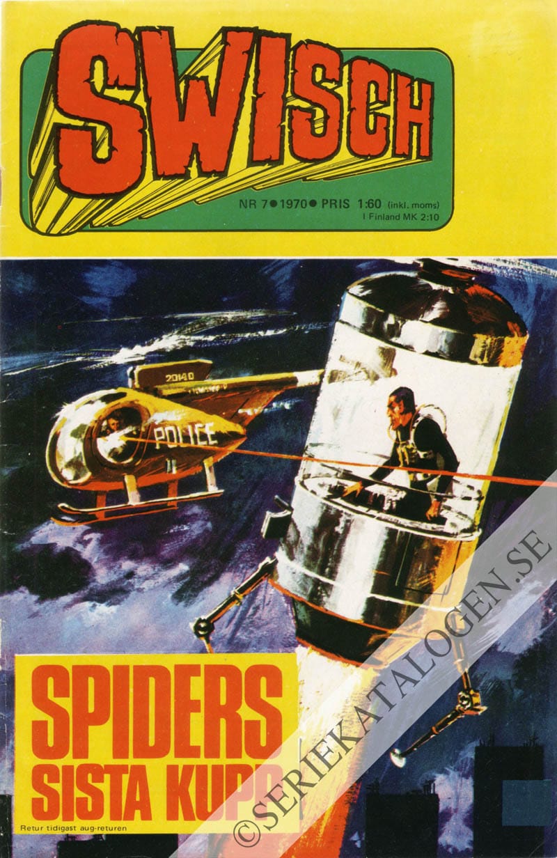 Framsida på Swisch #7 (1970)
