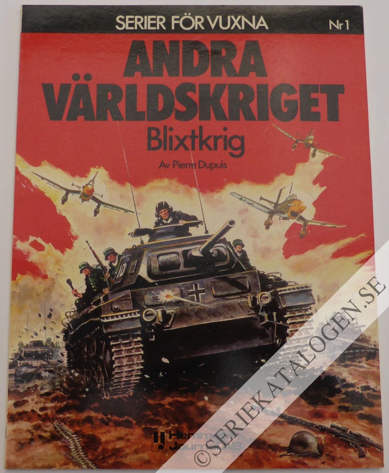 Framsida på Andra världskriget Blixtkrig (1977)