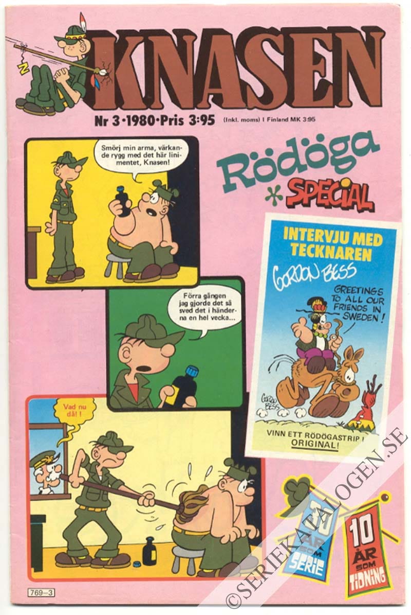 Framsida på Knasen #3 (1980)