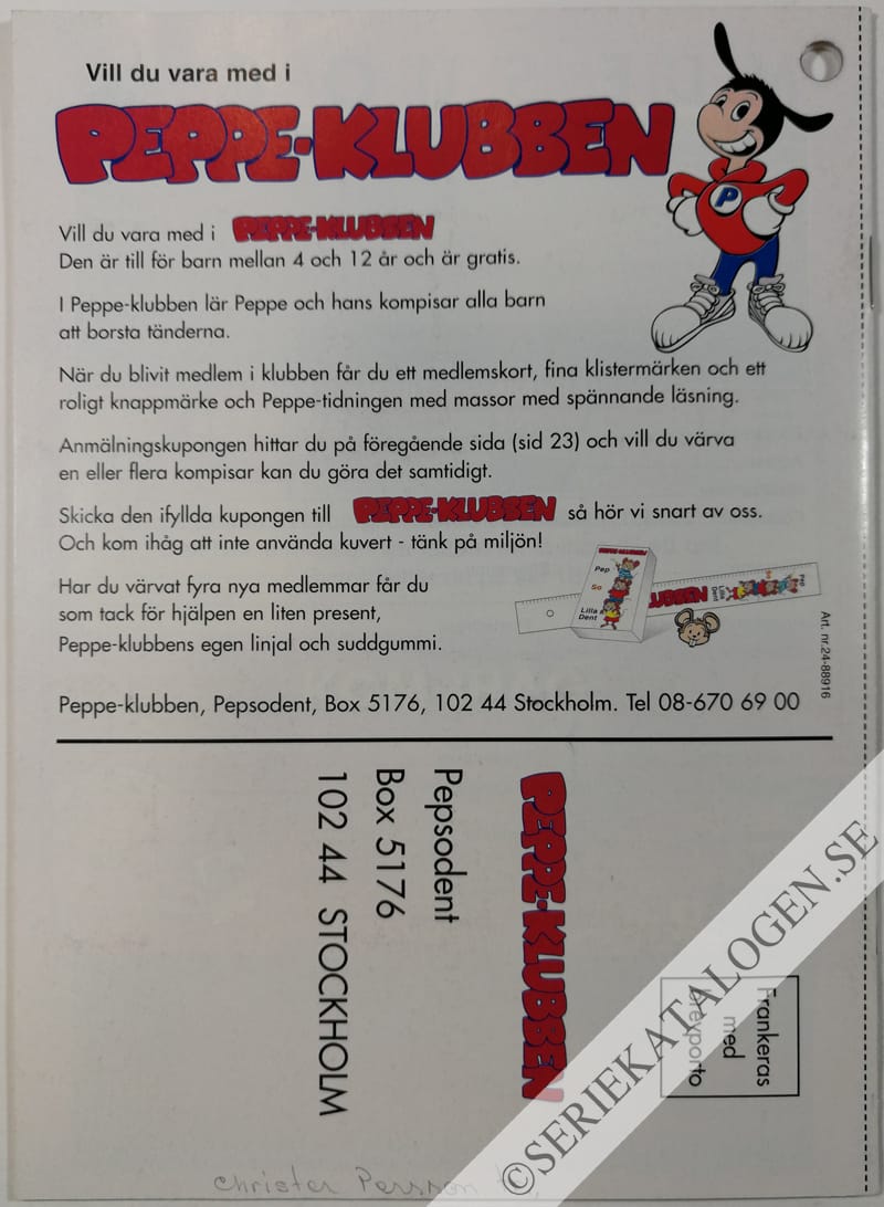 Baksida på Tandtroll från yttre rymden! (1997)