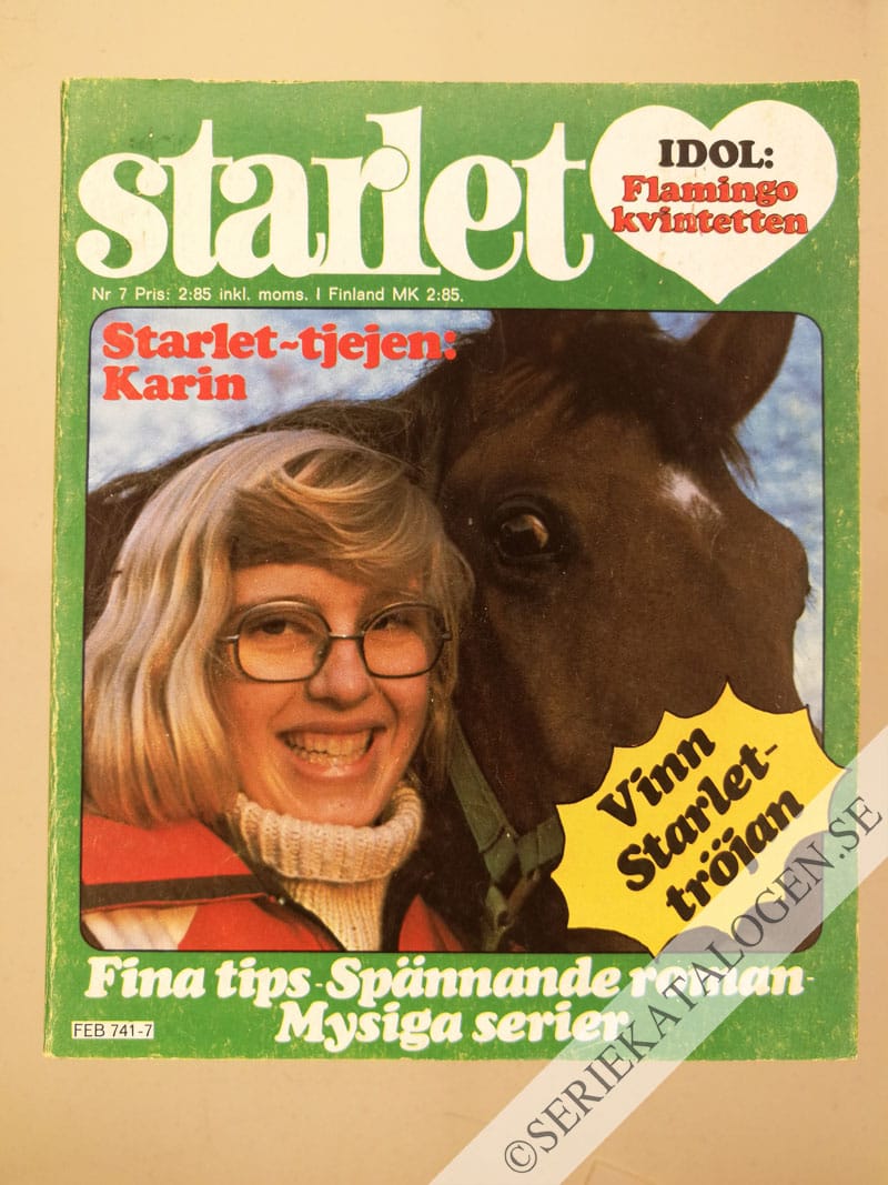 Framsida på Starlet #7 (1977)