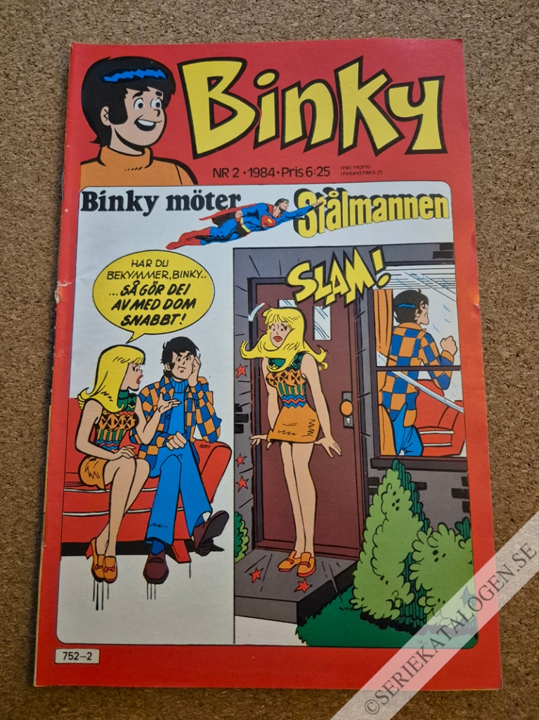 Framsida på Binky #2 (1984)