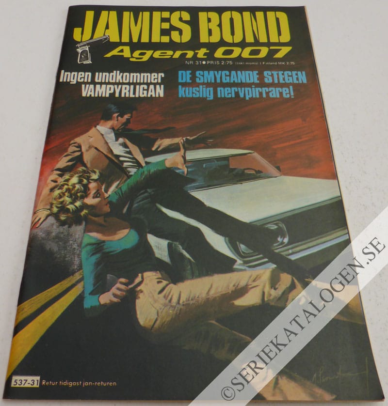 Framsida på James Bond agent 007 #31 (1974)