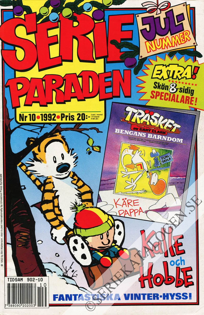 Framsida på Serie-paraden #10 (1992)