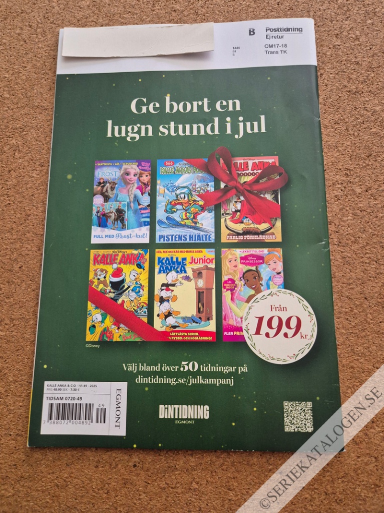 Baksida på Nu är det jul igen! (2025)