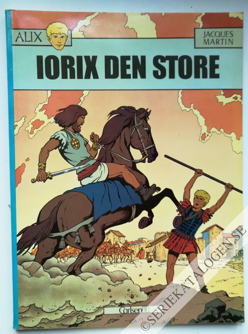 Framsida på Alix' äventyr Iorix den store (1975)