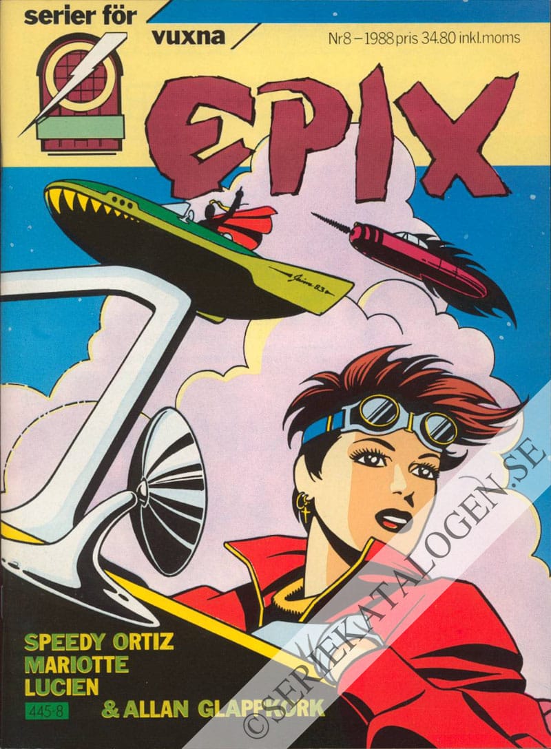 Framsida på Epix #8 (1988)