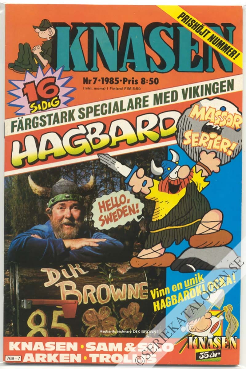 Framsida på Knasen #7 (1985)