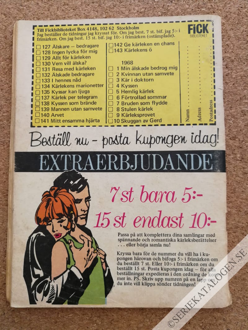 Baksida på Blixtrande kär! (1969)