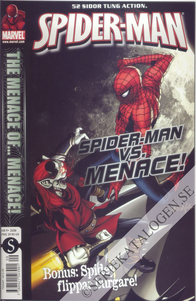 Framsida på Spider-Man #9 (2008)