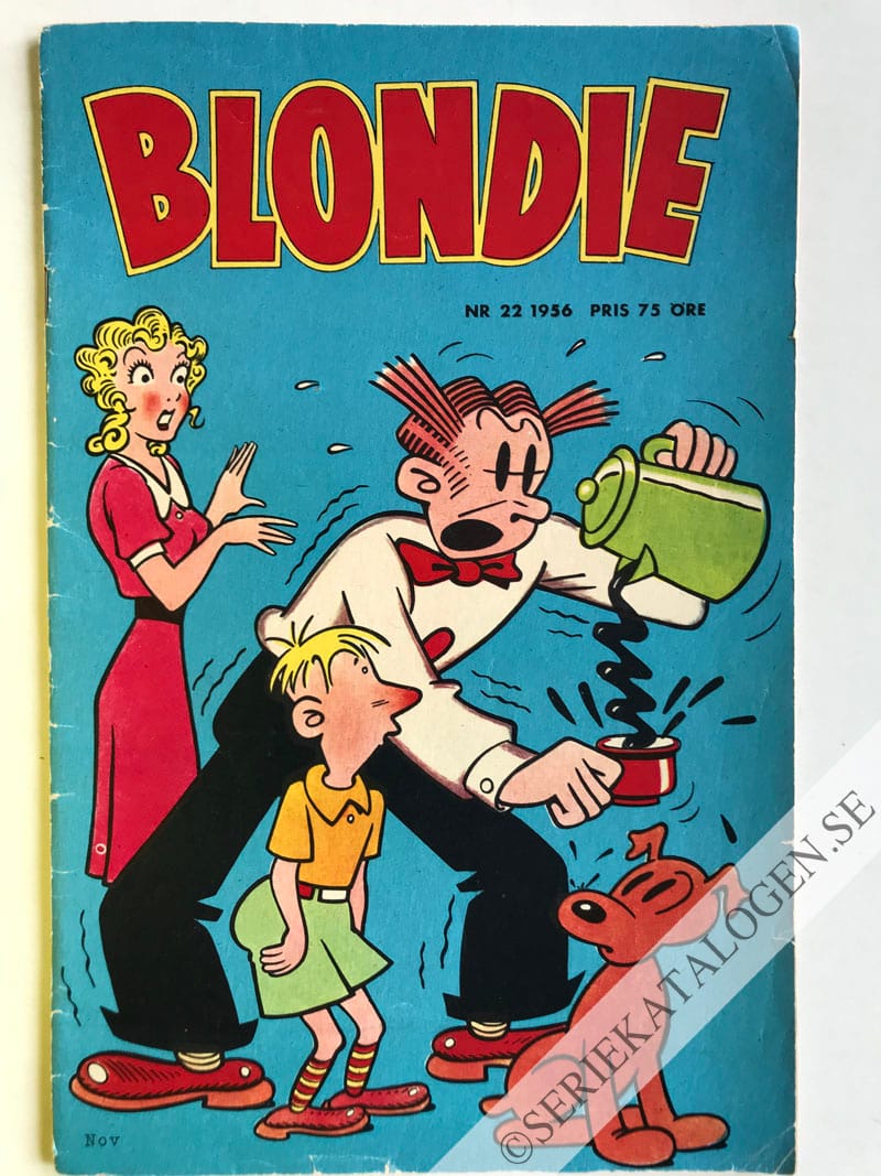 Framsida på Blondie #22 (1956)