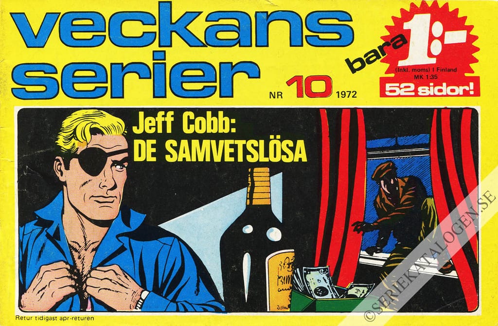 Framsida på Veckans serier #10 (1972)