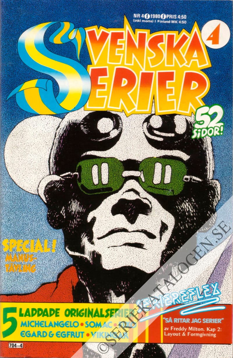 Framsida på Svenska serier #4 (1980)