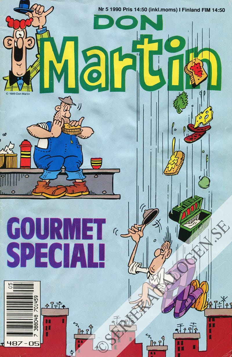 Framsida på Don Martin #5 (1990)