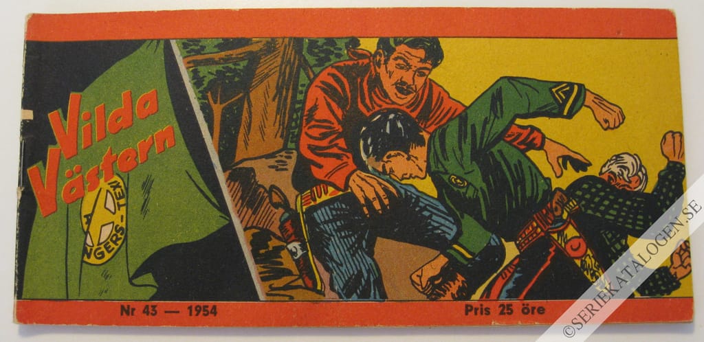 Framsida på Vilda Västern #43 (1954)