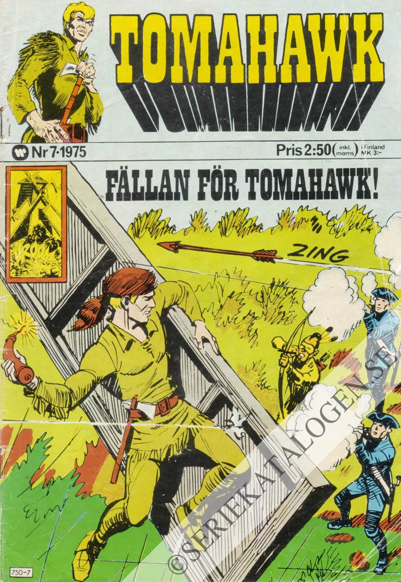 Framsida på Tomahawk #7 (1975)
