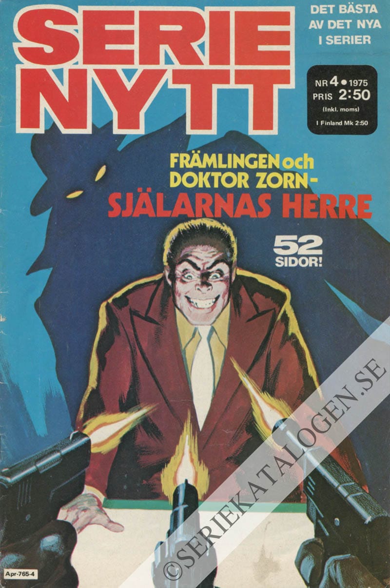 Framsida på Serie-Nytt #4 (1975)