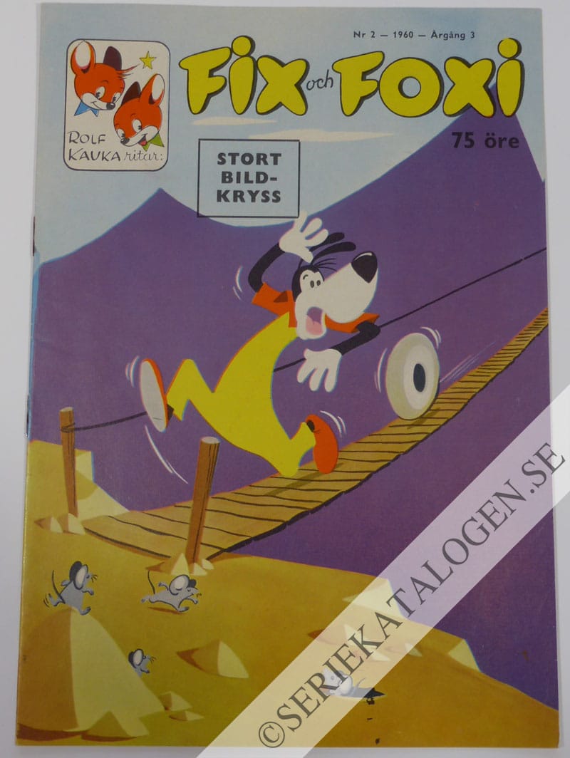 Framsida på Fix och Foxi #2 (1960)