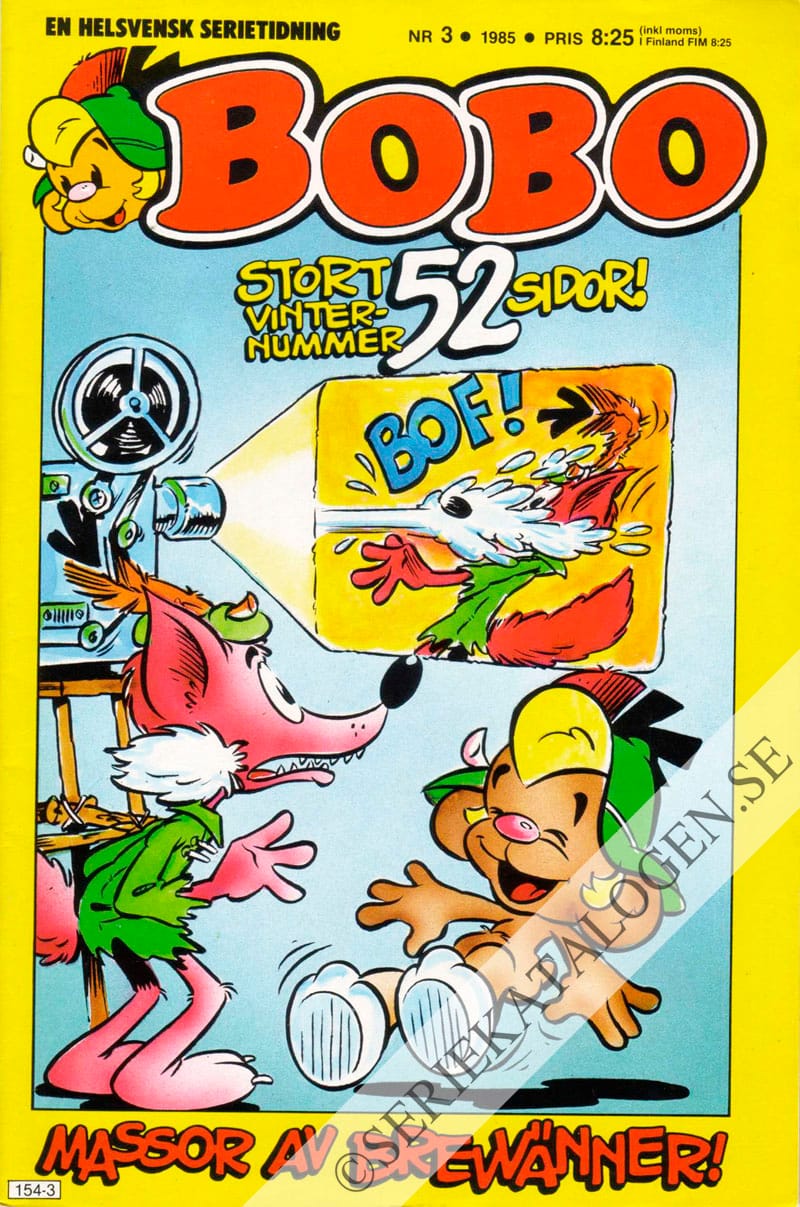 Framsida på Bobo #3 (1985)
