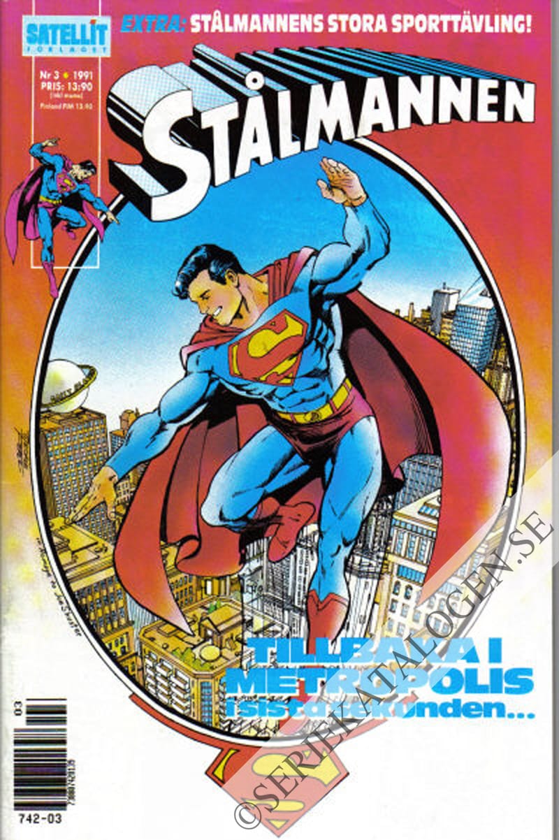 Framsida på Stålmannen #3 (1991)