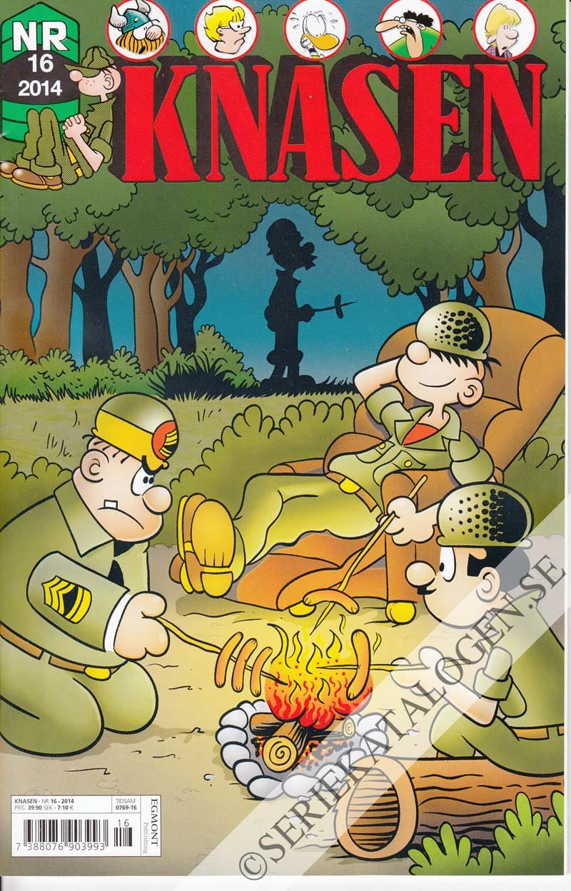 Framsida på Knasen #16 (2014)