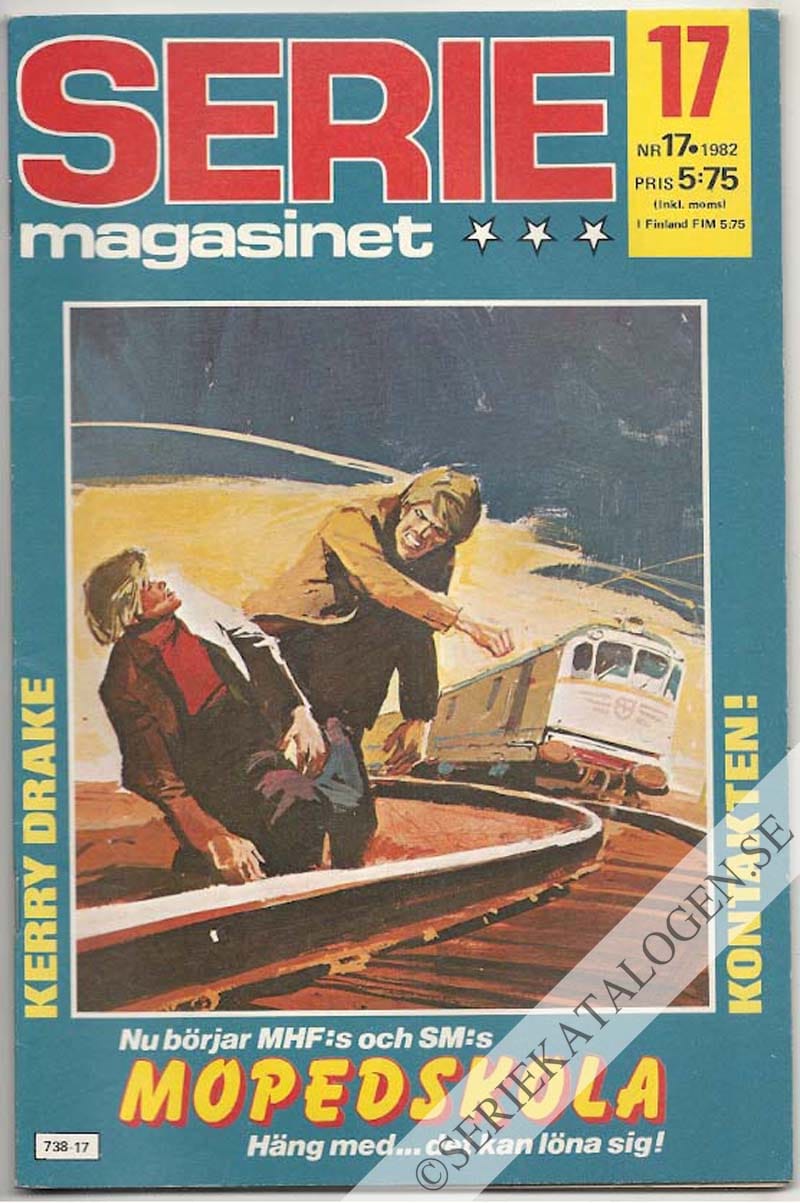 Framsida på Seriemagasinet #17 (1982)