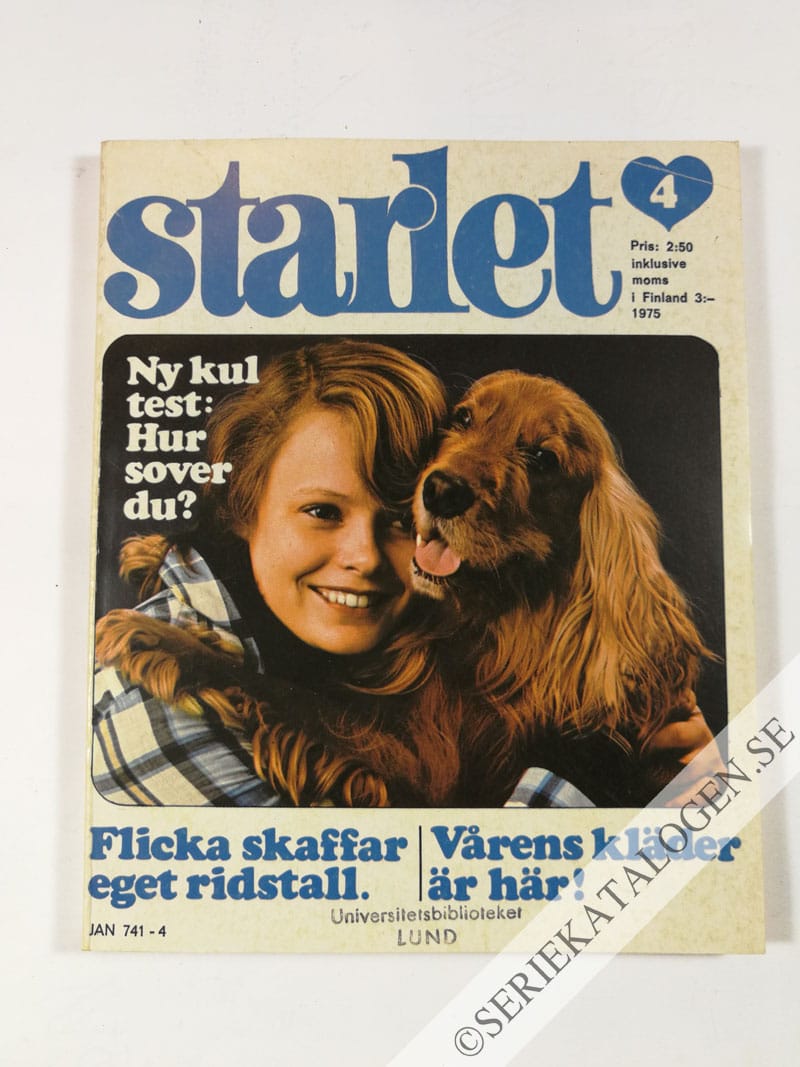 Framsida på Starlet #4 (1975)