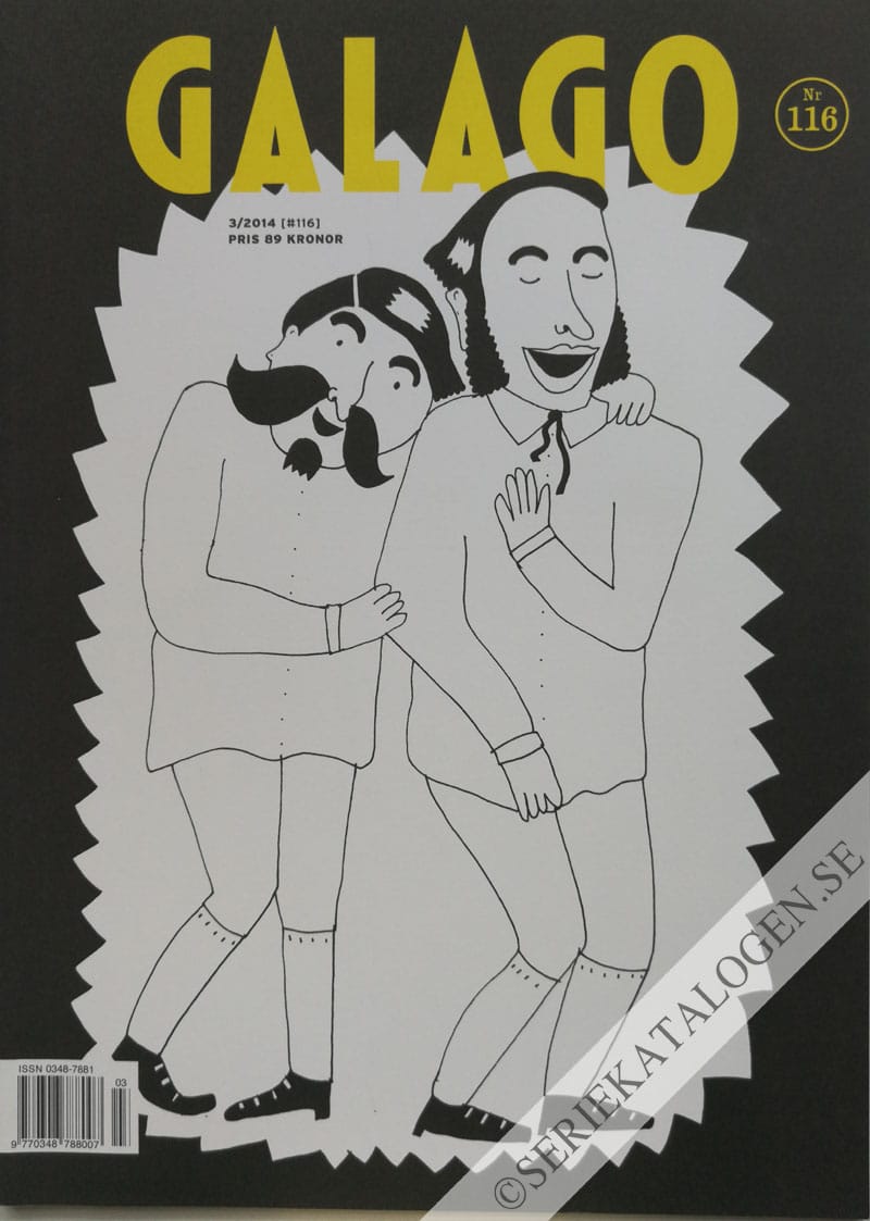 Framsida på Galago #3 (2014)