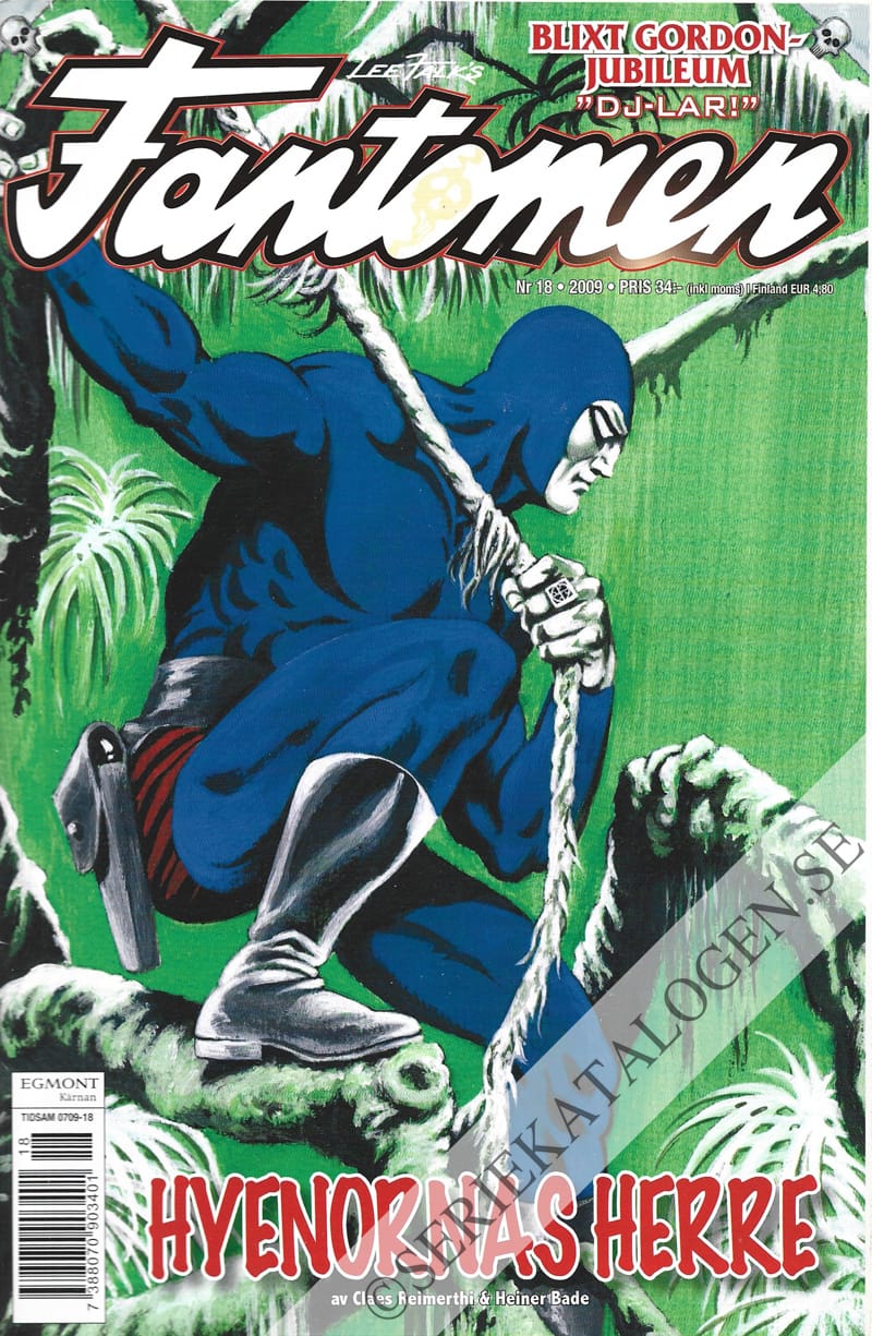 Framsida på Fantomen #18 (2009)