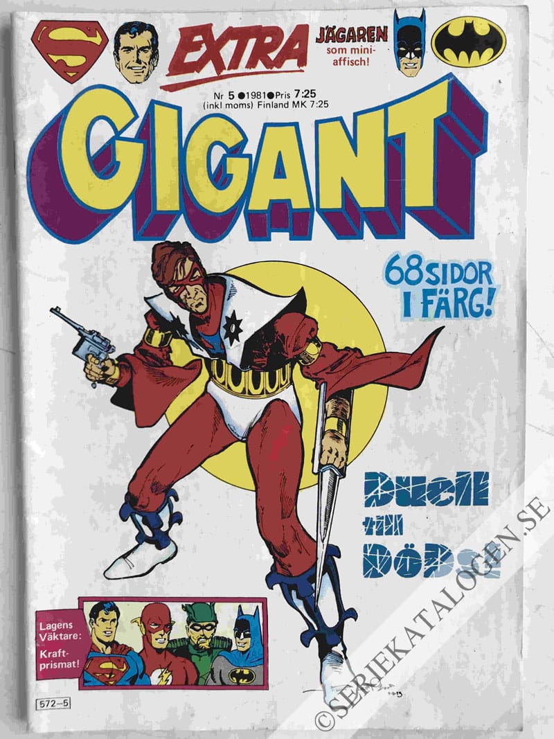 Framsida på Gigant #5 (1981)