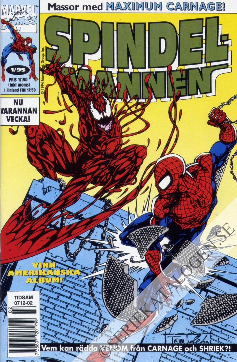 Framsida på Spindelmannen #1 (1995)