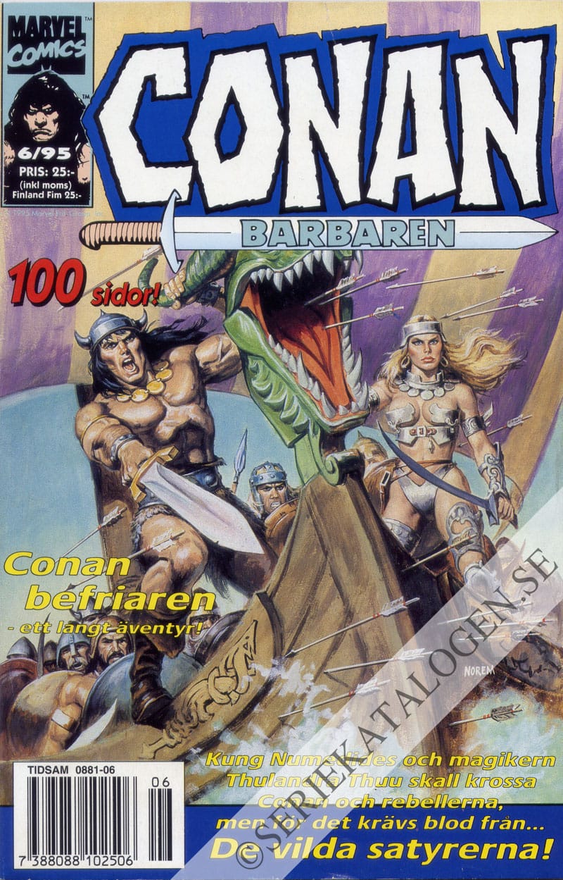 Framsida på Conan barbaren #6 (1995)