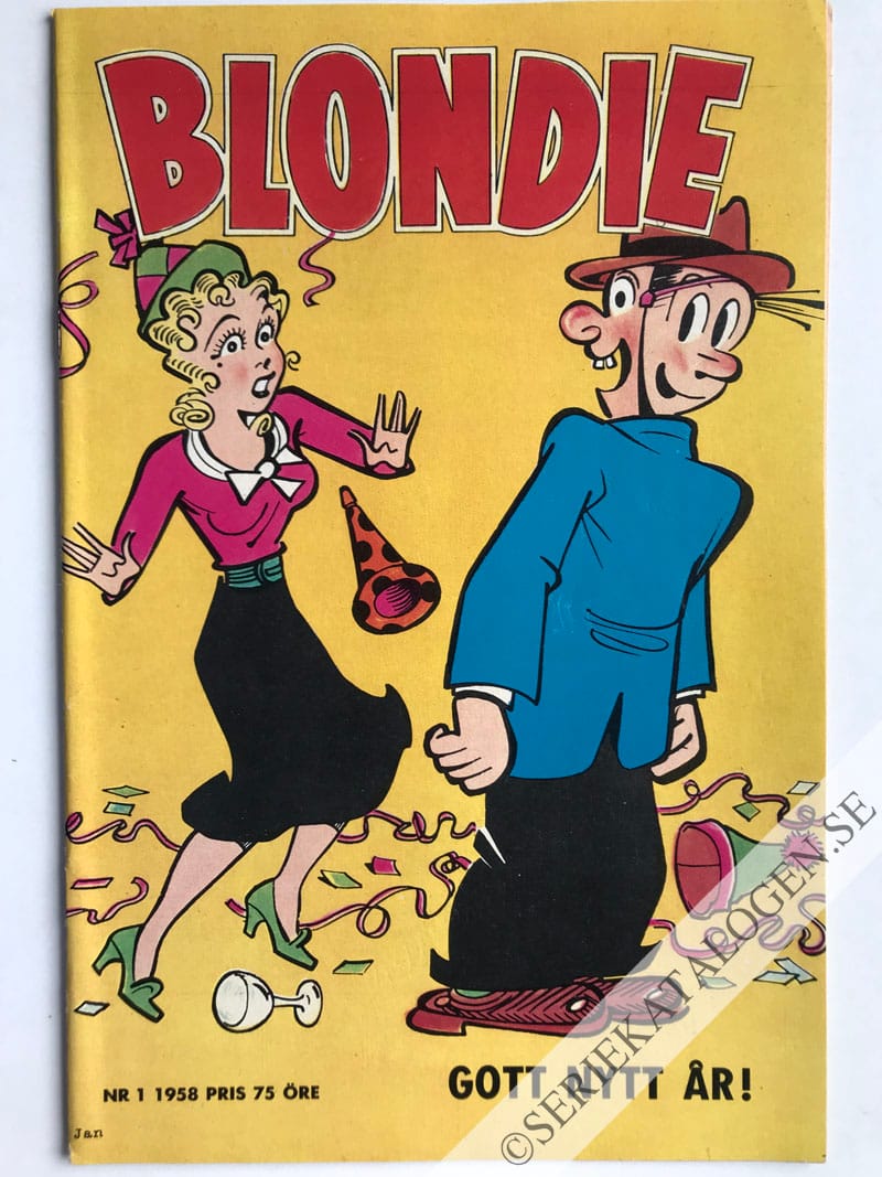 Framsida på Blondie #1 (1958)