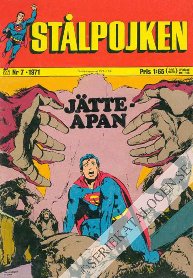Framsida på Stålpojken #7 (1971)