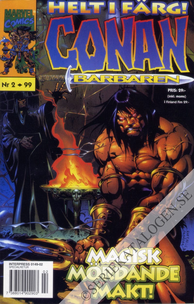 Framsida på Conan barbaren #2 (1999)
