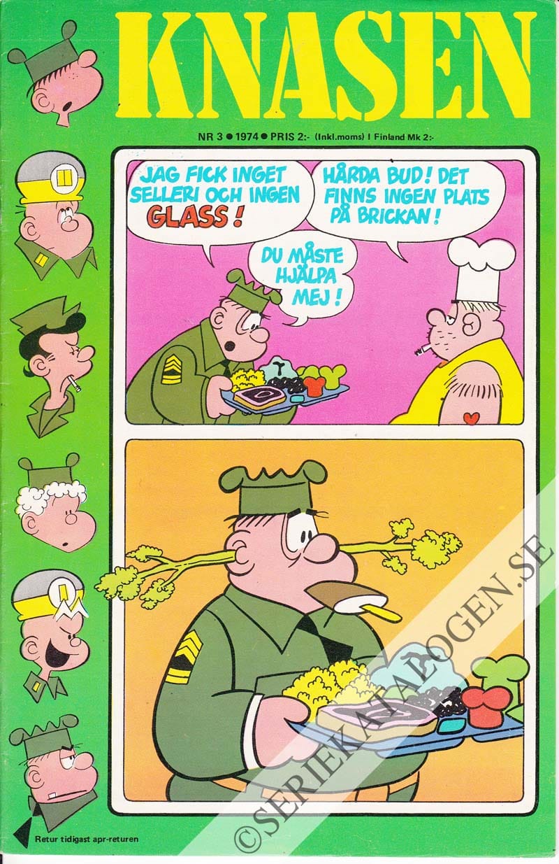 Framsida på Knasen #3 (1974)