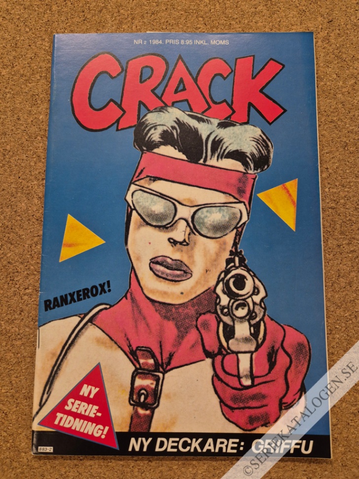 Framsida på Crack #2 (1984)