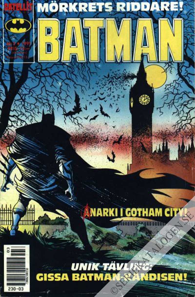 Framsida på Batman #3 (1991)