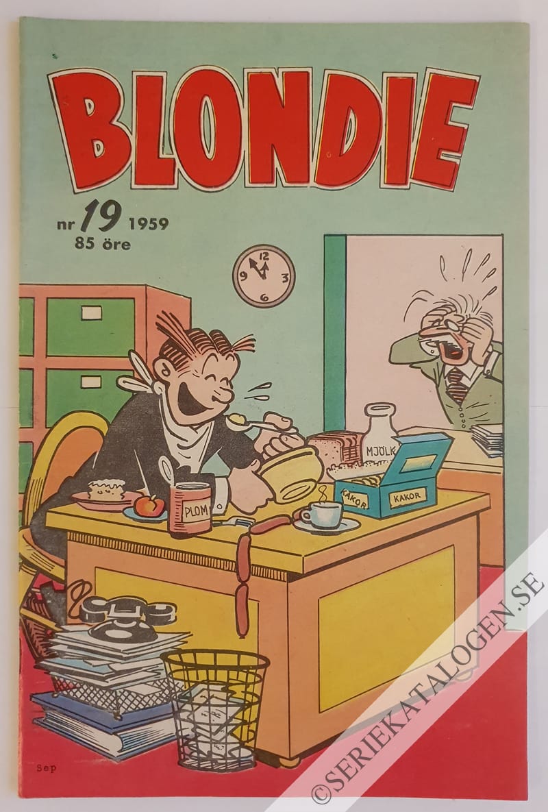Framsida på Blondie #19 (1959)