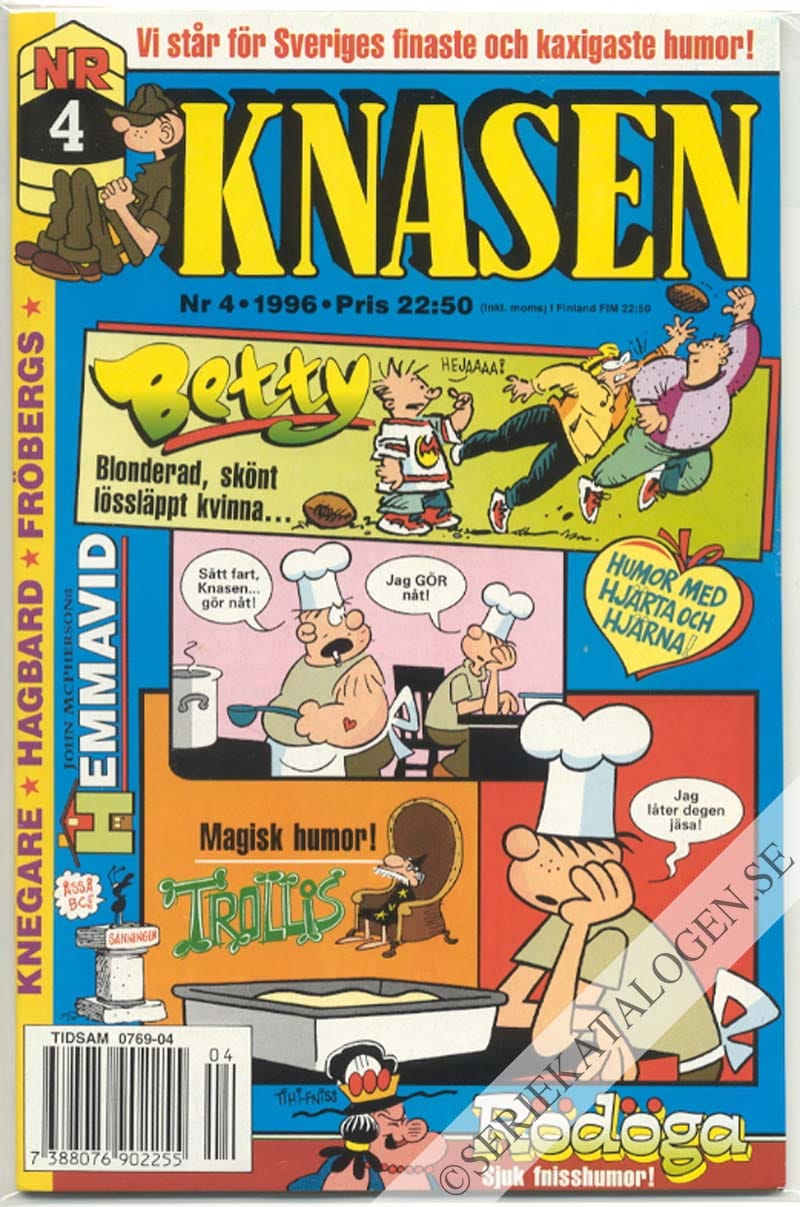 Framsida på Knasen #4 (1996)